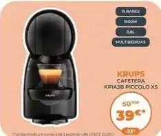 Pascual Martí Krups - cafetera kpja3b piccolo xs oferta