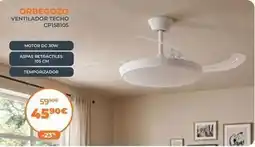 Pascual Martí Orbegozo - ventilador techo cp1580105 oferta