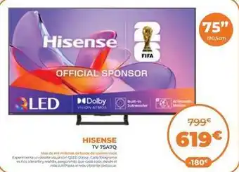 Pascual Martí Hisense - tv 75a7q oferta