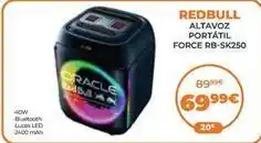 Pascual Martí Red bull - altavoz portatil force rb-sk250 oferta