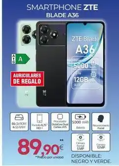 Tien 21 Zte - smartphone blade a36 oferta