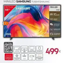 Tien 21 Samsung - miniled tu55m72hauxxc oferta