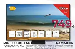 Tien 21 Samsung - miniled uhd 4k tq65qn74fatxxc oferta