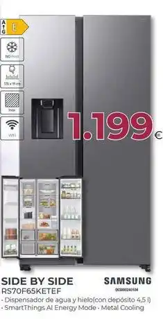 Tien 21 Samsung - side by side rs70f65kkeef oferta