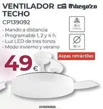 Tien 21 Orbegozo - ventilador techo oferta
