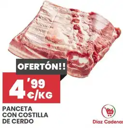 Díaz Cadenas Díaz - panceta con costilla oferta