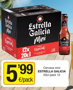 Supermercados Lupa ESTRELLA GALICIA Cerveza mini oferta