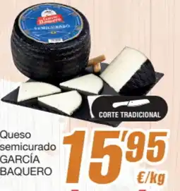 Supermercados Lupa GARCIA BAQUERO Queso semicurado oferta