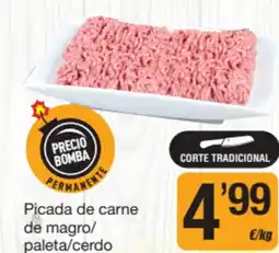 Supermercados Lupa Picada de carne de magro/ paleta/cerdo oferta