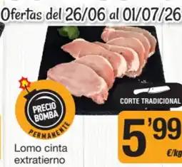 Supermercados Lupa Lomo cinta extratierno oferta