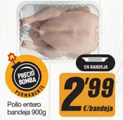Supermercados Lupa Pollo entero bandeja oferta