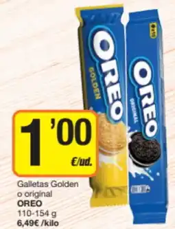 Supermercados Lupa OREO Galletas Golden o original oferta