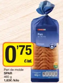 Supermercados Lupa SPAR Pan de molde oferta