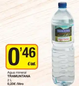 Supermercados Lupa TRAMUNTANA Agua mineral oferta