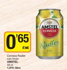 Supermercados Lupa AMSTEL Cerveza Radler con limón oferta