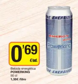 Supermercados Lupa POWERKING Bebida energética oferta