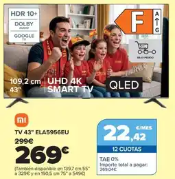 Carrefour TV 43" ELA5956EU oferta
