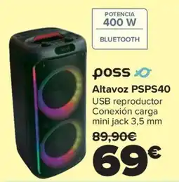 Carrefour POSS Altavoz PSPS40 oferta