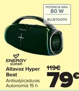 Carrefour ENERGY SISTEM Altavoz Hyper Beat oferta