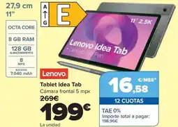 Carrefour LENOVO Tablet Idea Tab oferta