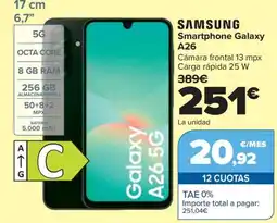 Carrefour SAMSUNG Smartphone Galaxy A26 oferta