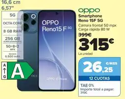 Carrefour OPPO Smartphone Reno 15F 5G oferta