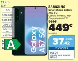 Carrefour SAMSUNG Smartphone Galaxy A57 5G oferta