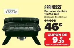Carrefour PRINCESS Barbacoa eléctrica 112252 Grill oferta