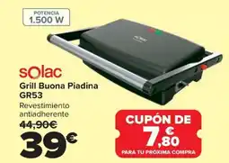Carrefour SOLAC Grill Buona Piadina GR53 oferta