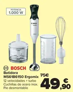 Carrefour BOSCH Batidora MS61B6150 Ergomix oferta