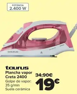 Carrefour TAURUS Plancha vapor Creta 2400 oferta