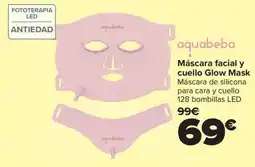 Carrefour AQUABEBA Máscara facial y cuello Glow Mask oferta