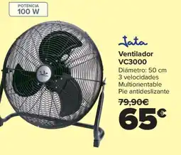 Carrefour JATA Ventilador VC3000 oferta