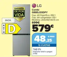 Carrefour LG Combi GBBSJ20DPY oferta