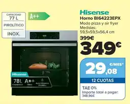 Carrefour HISENSE Horno B164223EPX oferta