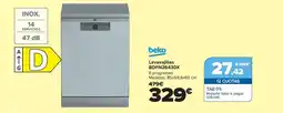 Carrefour BEKO Lavavajillas BDFN26430X oferta