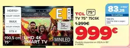 Carrefour Tcl - tv 75 75c6k oferta