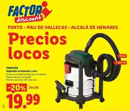 Ocine Parkside - aspirador en húmedo y seco oferta