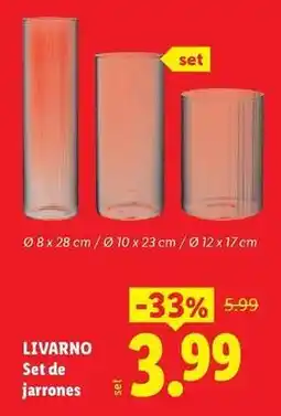 Ocine Livarno - set de jarrones oferta