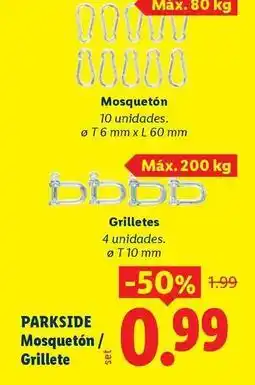 Ocine Parkside - mosquetón/grillete oferta