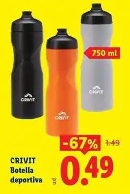 Ocine Crivit - botella deportiva oferta