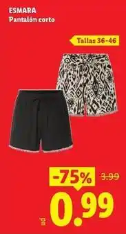 Ocine Esmara - pantalon corto oferta
