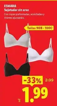 Ocine Esmara - sujetador sin aros oferta