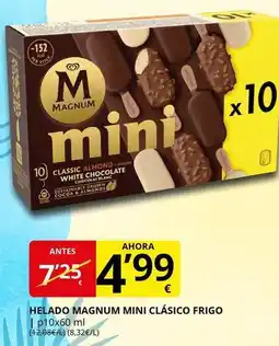 Supermercados MAS Magnum - helado mini clasico frigo oferta