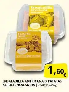 Supermercados MAS Ensalandia - ensaladilla americana o patatas oferta