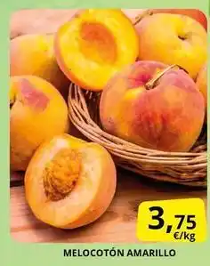 Supermercados MAS Melocoton amarillo oferta