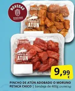 Supermercados MAS Pincho de atun adobado o moruno oferta