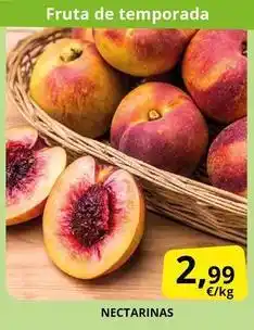 Supermercados MAS Nectarinas oferta