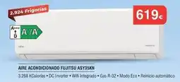 Milar Fujitsu - aire acondicionado asy35kn oferta