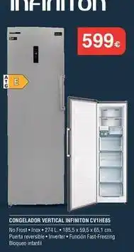 Milar Vertical - congelador vertical infiniton cv he85 oferta